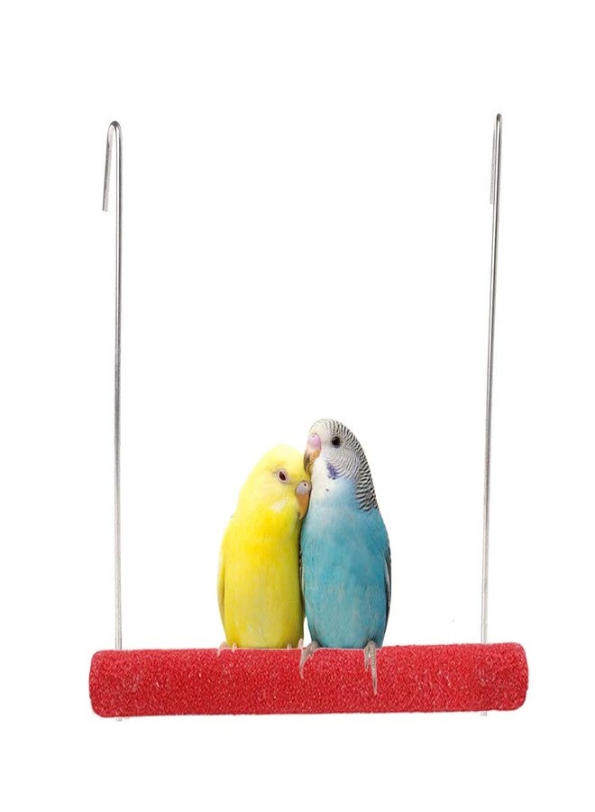Western Era Joyful Sand Perch Swing Toy Cage Hanging Platform, Climbing, Exercise Perch for Birds (Small) (Pack of 2) - Image 5